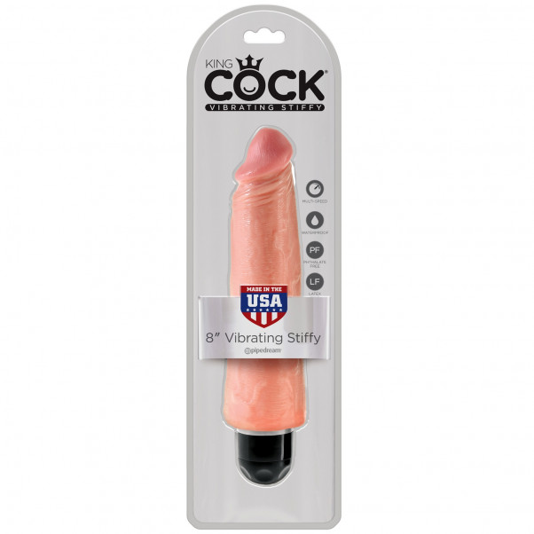King Cock Stiffy Vibrating Dildo 20 cm