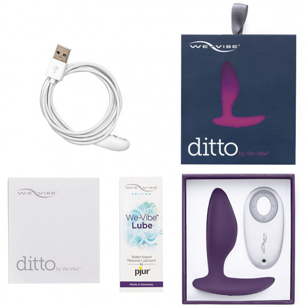 We-Vibe Ditto Vibrating Butt Plug with Remote Control and App. product packaging image 89