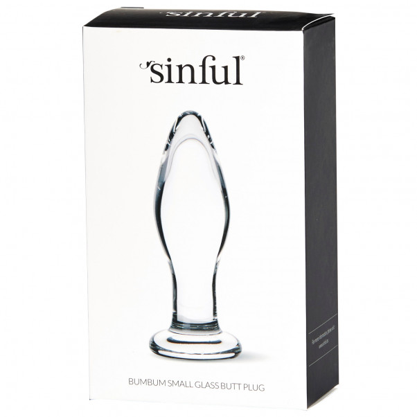 Sinful BumBum Glass Butt Plug Small  4