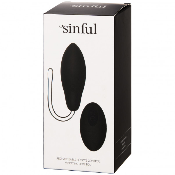 Sinful Rechargeable Remote Control Love Egg  90