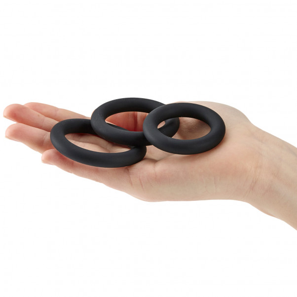 Sinful Extra Thick Silicone Cock Ring Set of 3  3