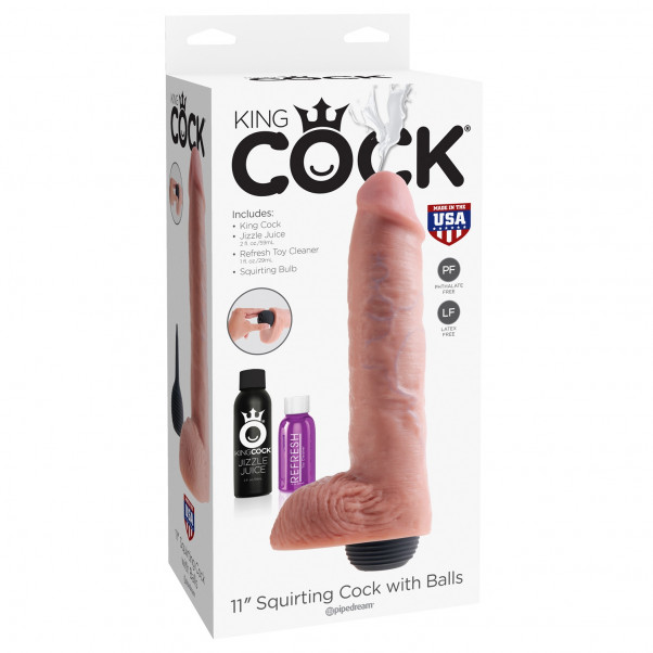 King Cock Realistic Ejaculating Dildo 28 cm