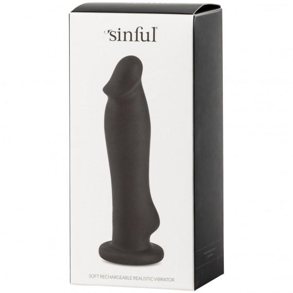 Sinful Soft Rechargeable Realistic Dildo Vibrator 90