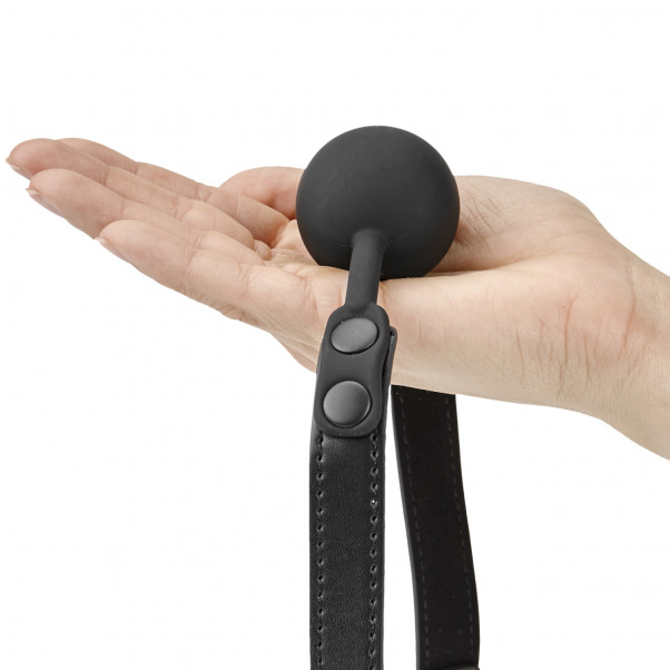 Obaie Imitation Leather Silicone Ball Gag