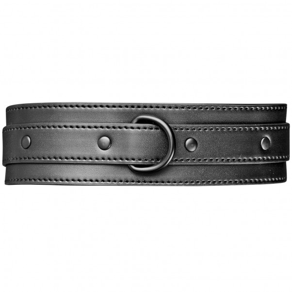 Obaie Imitation Leather Collar with D-Ring