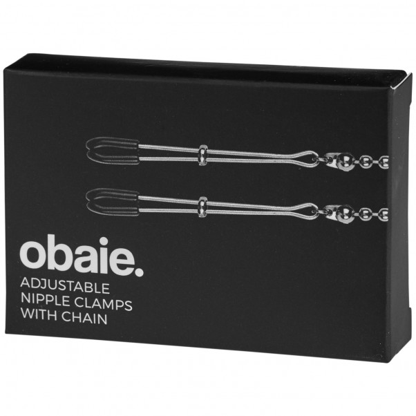 Obaie Adjustable Nipple Clamps with Chain  5
