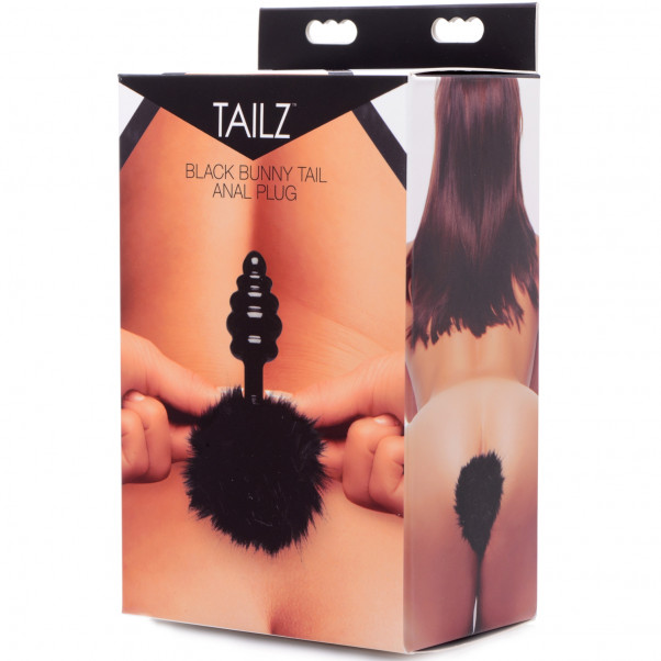Tailz Black Bunny Tail Butt Plug  3
