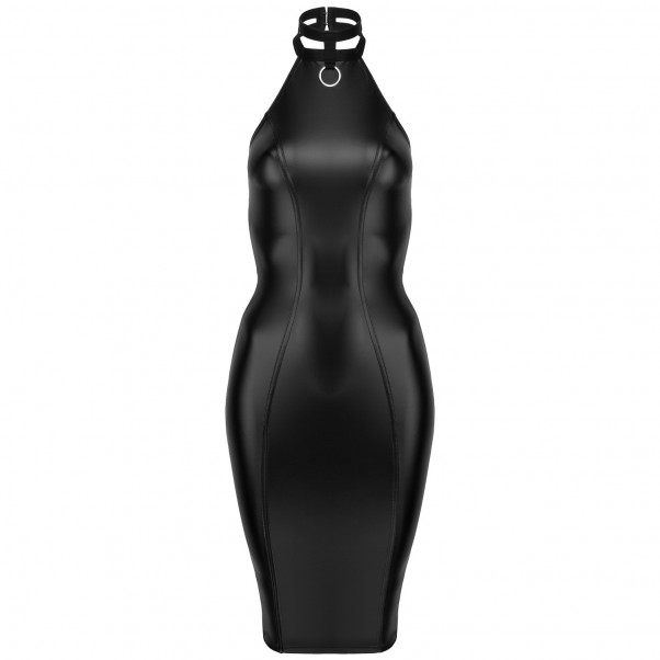 Noir Handmade Power Wetlook Pencil Dress  3