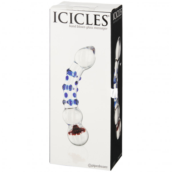 Icicles No 18 Glass Dildo product packaging image 90