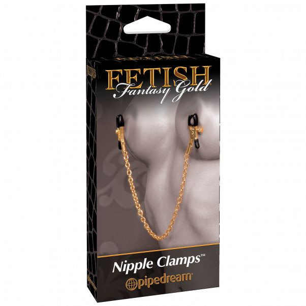 Fetish Fantasy Gold Nipple Clamps
