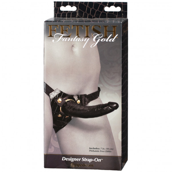 Fetish Fantasy Gold Designer Strap-On Set 18 cm  10