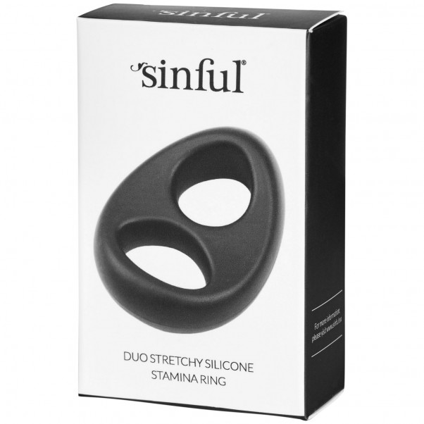 Sinful Duo Stretchy Silicone Double Cock Ring