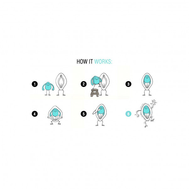 Dame Products EVA II Hands Free Vibrator  5