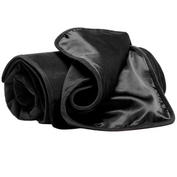 Liberator Fascinator Throw Black Luxury Sheet  1