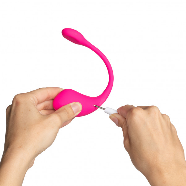 Lovense Lush 2 App-Controlled G-Spot Vibrator product held in hand 51