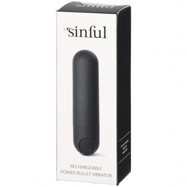 Sinful Rechargeable Power Bullet Vibrator product packaging image 90