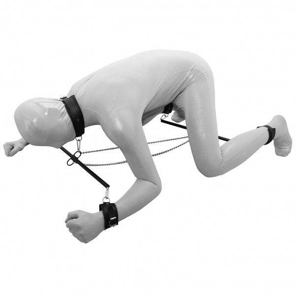 Kiotos Prisoner Spreading Bars with Chains and Leather Cuffs  2