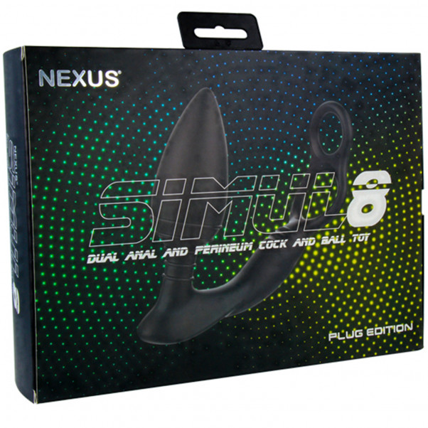 Nexus Stimul8 Vibrerende Butt Plug med Penisring  3