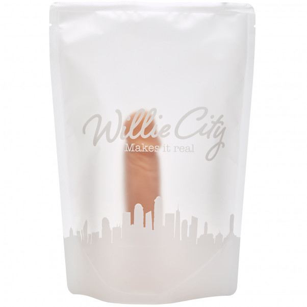 Willie City Luxe Lover Realistisk Silikone Dildo med Sugekop 15 cm  100