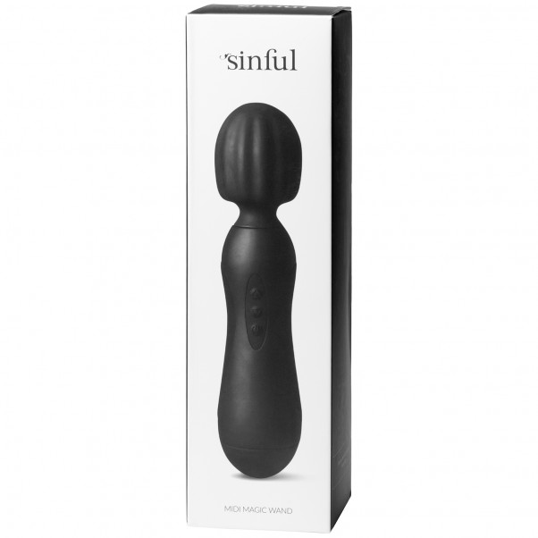 Sinful Midi Magic Wand Vibrator product packaging image 90