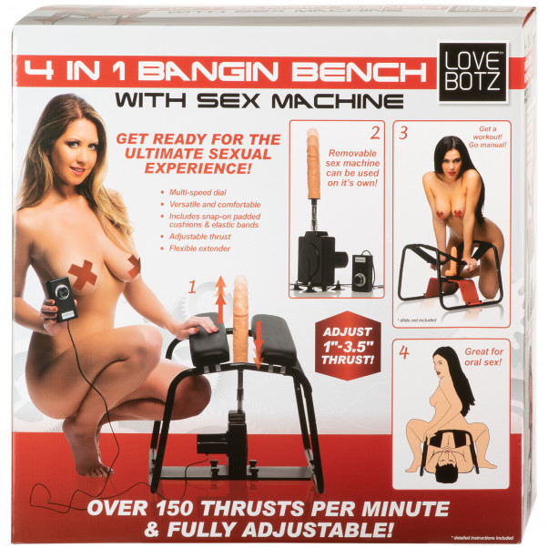 LoveBotz 4 in 1 Bangin Bench Sex Stol  100
