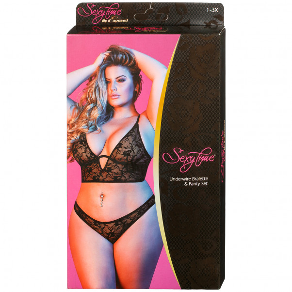 Magic Silk Longeline BH Sæt Plus Size  100