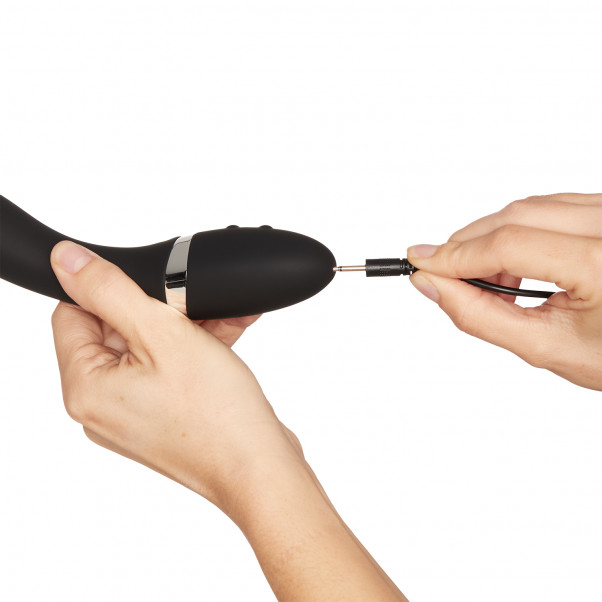 Sinful Slim Curve Rechargeable G-spot Vibrator product held in hand 51