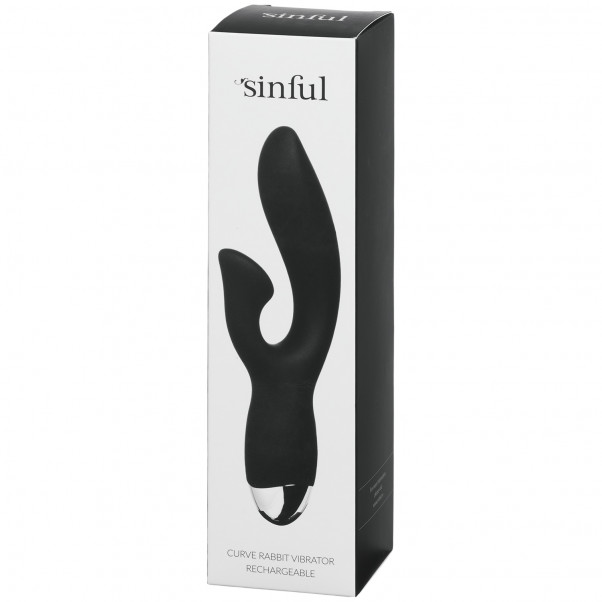 Sinful Curve Rechargeable Rabbit Vibrator product packaging image 90