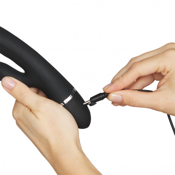 Sinful Flexy Rabbit Rechargeable Vibrator product held in hand 51