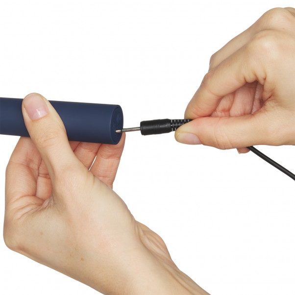 Sinful Rabbit Vibrator Original - TEST WINNER product held in hand 50