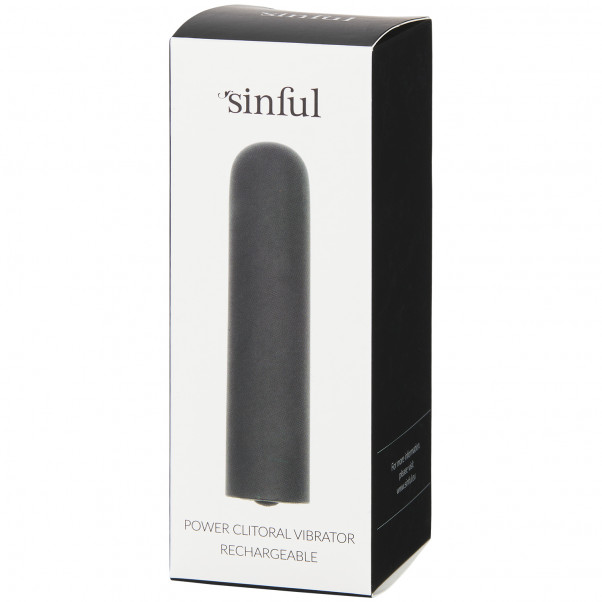Sinful Power Rechargeable Clitoral Vibrator product packaging image 90