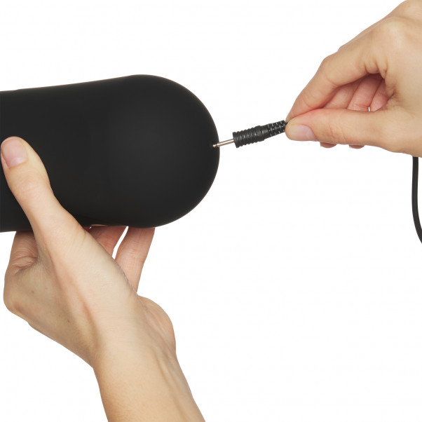 Pump Worx Rechargeable Auto-Vac Penis Pump product held in hand 51