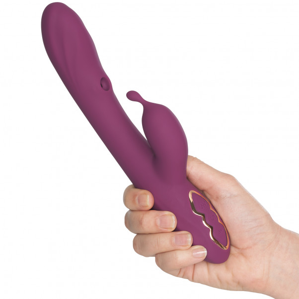 Tracy's Dog Alpha G-Spot Suction Rabbit Vibrator product held in hand 51
