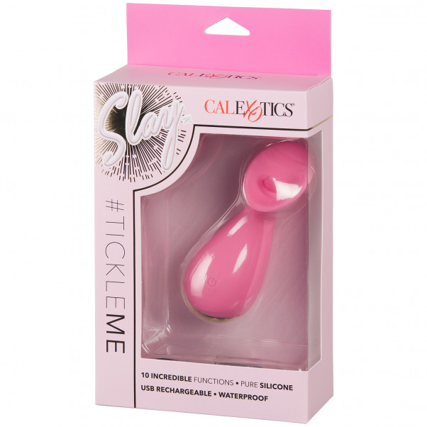 NEW - Calexotics Slay Tickle Me Vibrator product packaging image 90
