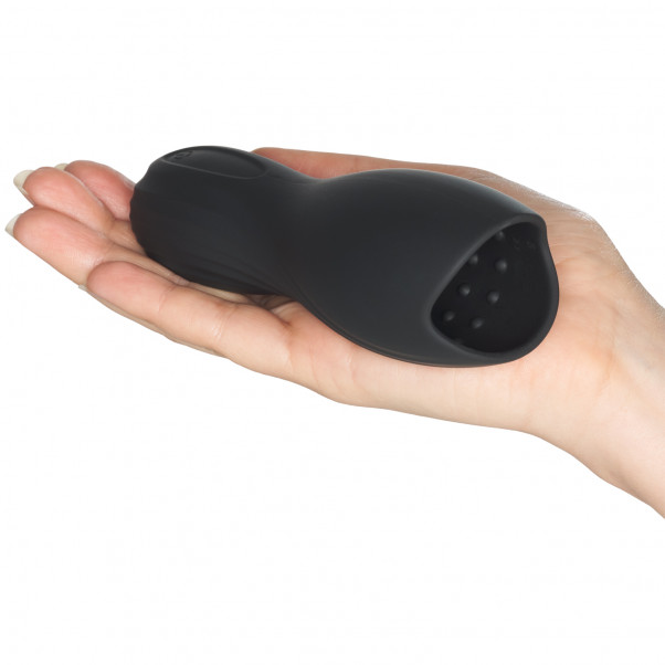 Sinful Teaser Rechargeable Penis Vibrator product held in hand 50