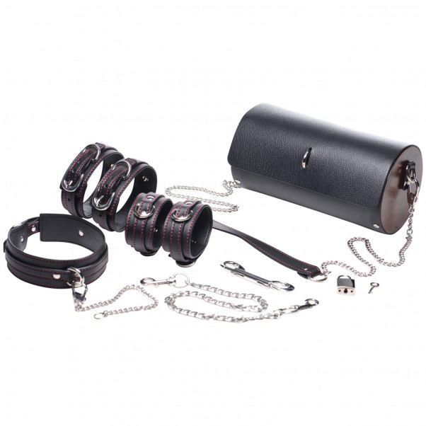 Master Series Kinky Black Bondage set with Carrying Case 1