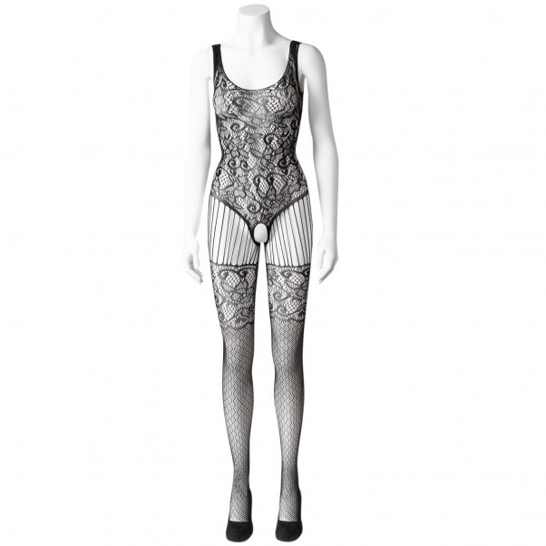 Nortie Astrid Crotchless Lace Catsuit  4
