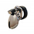 CB-6000S Chrome Chastity Device (6.35 cm)  1