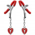 Master Series Captive Heart Nipple Clamps  1