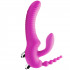 Strap U Regal Rider Vibrating Triple G Strap-On Dildo  1