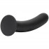 Sinful Slender Silicone Black Dildo Large  4