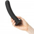 Sinful Slender Silicone Black Dildo Large  5