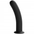 Sinful Slender Silicone Black Dildo Extra Large  1