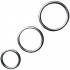 Obaie Metal Cock Ring Set of 3  1