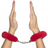 Baseks Plush Handcuffs product held in hand 50