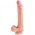 King Cock Plus Dual Density Fat Cock Dildo with Balls 25 cm product image 1