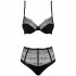 Obsessive Sharlotte Black Bra Set Product picture 1