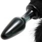 Tailz Midnight Fox Tail Glass Butt Plug  2