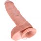 King Cock Realistic Dildo with Scrotum 25 cm