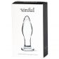 Sinful BumBum Glass Butt Plug Small  4